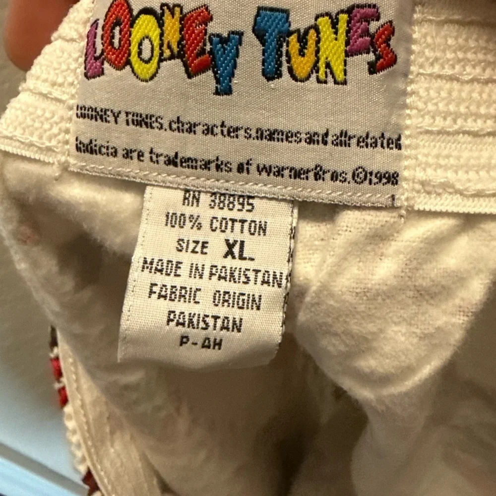 Vintage 1998 Looney Tunes Tazmania Christmas Boxers Size XL